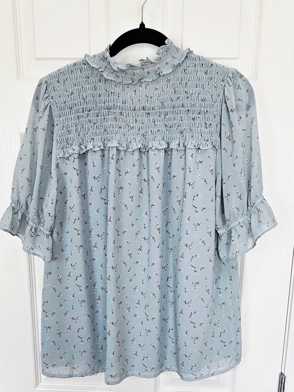 Pleione  Smocked Yoke Blouses (2) - Picture 3 of 9